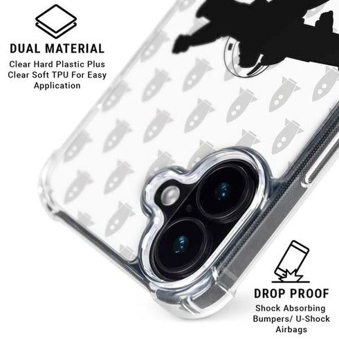 Disney Toy Story Buzz Lightyear Silhouette iPhone 16 Plus Clear Case